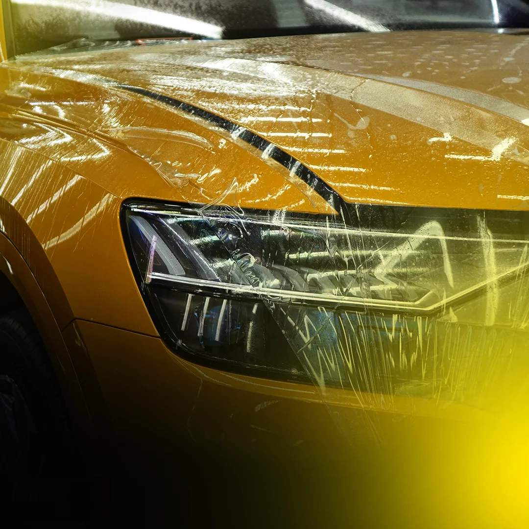 Оклейка антигравийной пленкой