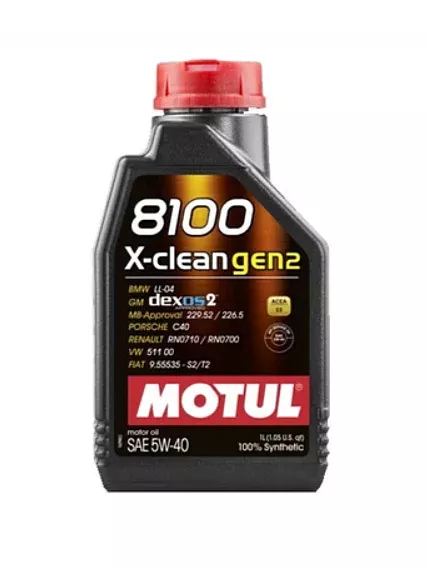 MOTUL 8100 X-Clean GEN2 5W40 1L