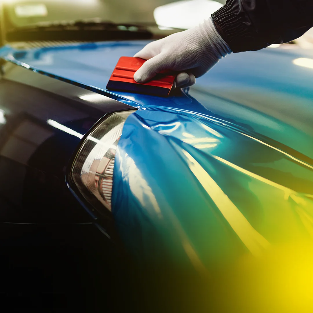 Оклейка виниловой пленкой