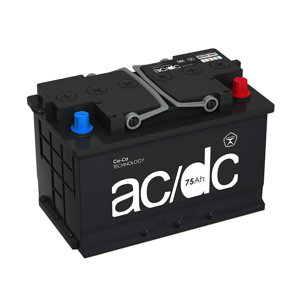 AC/DC 6ст-75АЗ(0) Аккумулятор 75Ач 610A